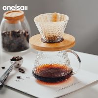 ONEISALL มือต้มกาแฟร่วมกันหม้อชุดกาแฟกรองถ้วยครัวเรือนหม้อกาแฟแก้ว