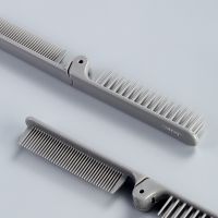 1 Pcs Foldable Hair Comb with Double Headed Portable Comb Single amp;Double-row Teeth Styling Hairbrush Styling Tool