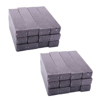 20 Pieces Pumice Sticks Pumice Scouring Pad for Cleaning Grey Pumice Stick Cleaner for Removing Toilet Bowl Ring Bath