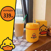 G.DUCK แก้วน้ำสแตนเลส breakfast cup การประกันคุณภาพ แก้วเก็บเย็น24ชม 400ml