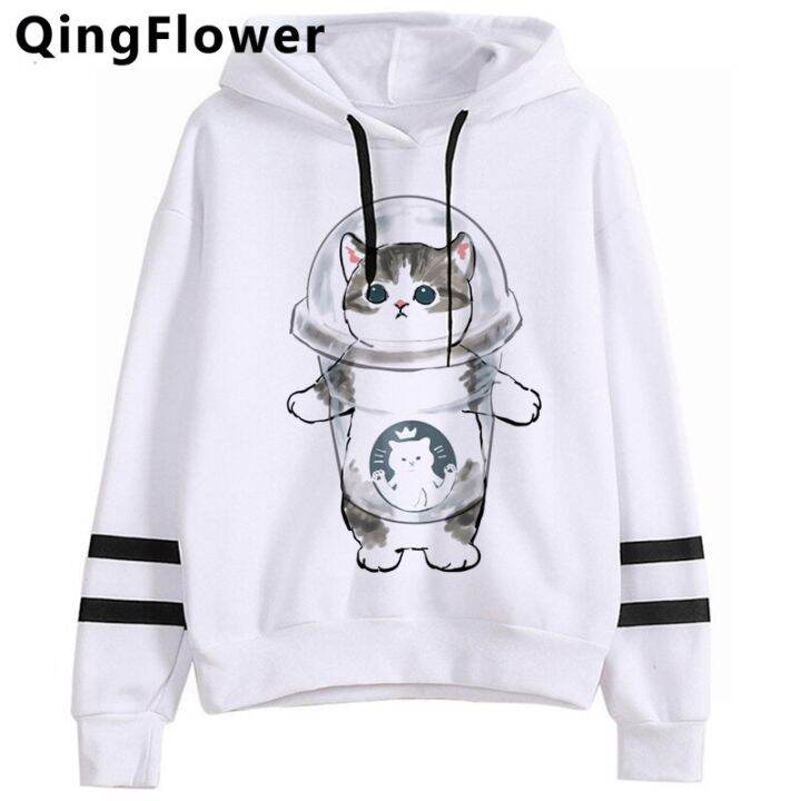 ฮาราจูกุ-kawaii-cat-การ์ตูนตลกสตรีทเสื้อมีฮู้ดผู้หญิงน่ารักอะนิเมะ-ullzang-grunge-สเวตเชิ้ตขนาดใหญ่เสื้อฮูดดี้กราฟิกผู้หญิง