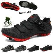 Đàn Ông Đi Xe Đạp Sneaker Mtb Giày Spd Xe Đạp Leo Núi Giày Mens Tự
