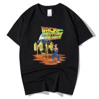 2022 Cotton Mens Tshirt Cartoon Spaceshipprinting Tshirts For Male