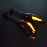 2 pcs รถจักรยานยนต์ LED Turn ไฟสัญญาณกระจกสำหรับ Honda CBR600RR/CBR1000RR/CBR250R/CBR500R/CBR300R