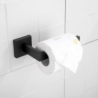 Bathroom Toilet Paper Holder Black Stainless Steel Wall Mounted Toilet Roll Paper Hanger Kitchen Bathroom Accessories