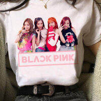 คอกลมผ้าฝ้ายแฟชั่นสตรี Blackpinkวิธีที่คุณชอบที่ฮาราจูกุเสื้อยืดผู้หญิงUllzang Kpopเสื้อยืดJisooเจนนี่โรซี่Lisaกราฟิกเสื้อยืดยอดนิยมประเดิมหญิง