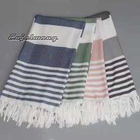 【DT】hot！ Turkish Beach Sauna Tassel Shawls for Outdoor Pahom  Female