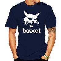 Bobcat เสื้อยืดผู้ชายโลโก้อุปกรณ์หนักเสื้อยืด S M