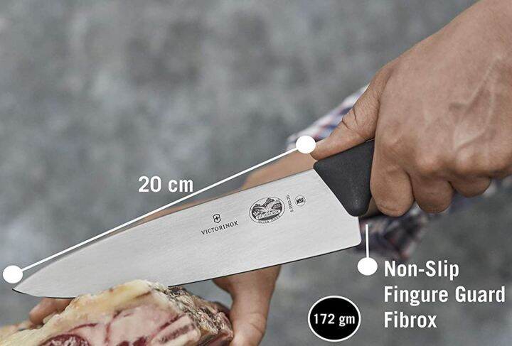 victorinox-มีดครัว-kitchen-knives-fibrox-carving-knife-ex-broad-black-5-2063-20