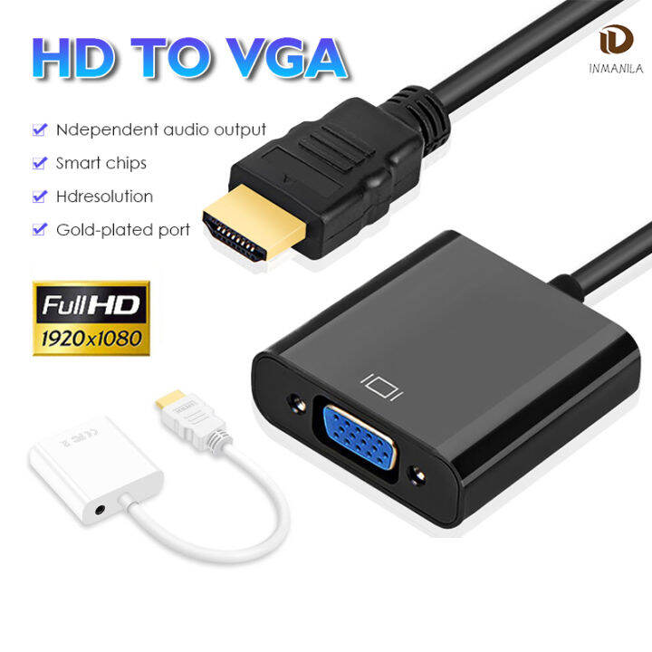 HDMI to VGA Video Converter Adapter 1080P High Definition for TV ...