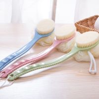 [COD] H513 soft hair long handle back scrub brush bath adult