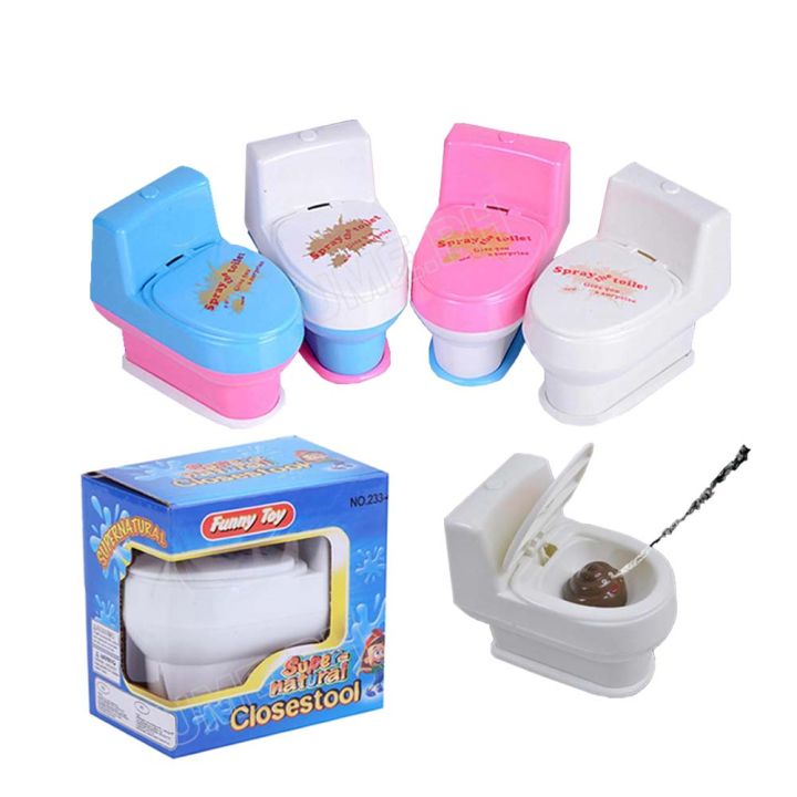 Mini Funny Prank Squirt Spray Water Toilet Closestool Joke Gag Toy Desktop T 233 4 Lazada Ph 