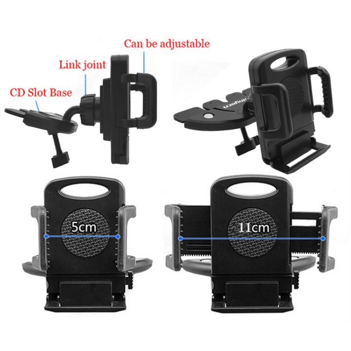 xnyocn-car-holder-cd-slot-bracket-universal-adjustable-support-360-rotation-mobile-phone-stand-for-iphone-xiaomi-samsung-gps