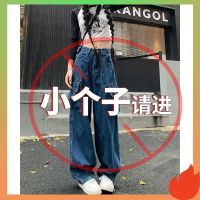 COD DSGERTRYTYIIO pants wome cargo pants women 145 XS Size Retro Tooling Jeans Women 39;s Loose Spring and Autumn New High Waist Wide Leg Pants Slimming Trousers