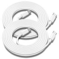 สำหรับยูเอสบียี่ห้อ Apple C ไปยัง USB C สายชาร์จ6.8ft 60W 2แพ็คสายชาร์จได้อย่างรวดเร็วสำหรับ MacBook Pro/ 2019/2018/2017/2016/IPad Air 4/5 iPad Mini 6,iPad Pro 12.9/11 USB ชนิด C