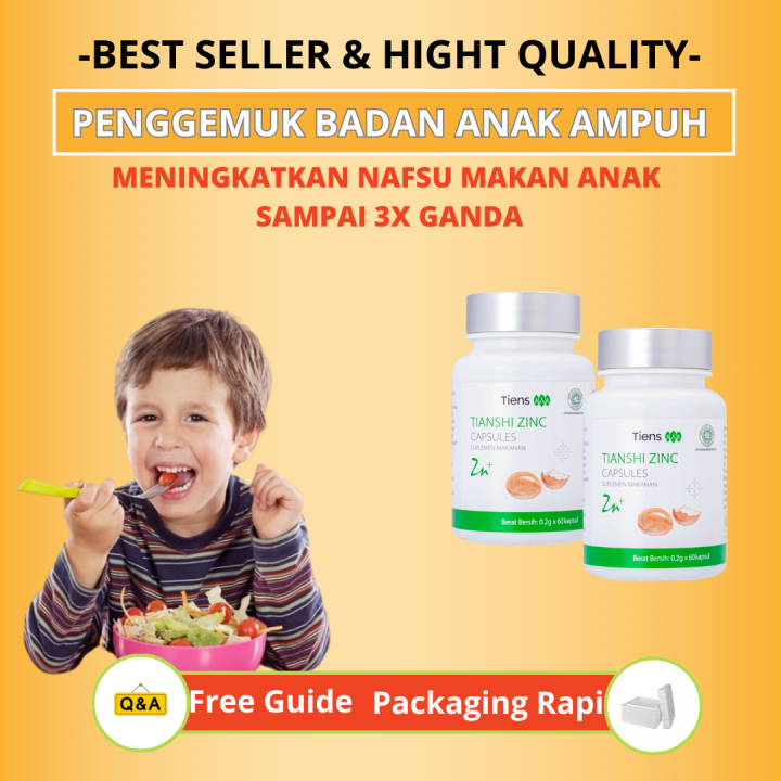 VITAMIN TAMBAH SELERA MAKAN KANAK KANAK - ZINC CAPSULES - UBAT TAMBAH ...