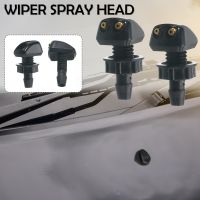 【CW】 Universial Car Wiper Spray Head ABS Dual Holes Adjustable Windshield Nozzle Spray Washer Wiper Car Jet Water W3C2