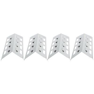 4Pcs Heat Plate for Kenmore, Master Forge, Perfect Flame, Stainless Steel Heat Diffuser Gas Grill Spare Part for Outback