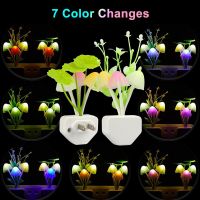 Novelty Night Light Eu &amp; Us Plug Induction Dream Mushroom Fungus Luminaria Lamp 220/110v Led Mushroom Lamp Led Night Lights Night Lights