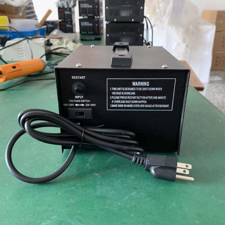 หม้อแปลงปรับแรงดัน-ตัวแปลงแรงดันไฟฟ้า-1000w-110vถึง-transformer-220vหม้อแปลงไฟฟ้าเฟสเดียวst-1000vaปลั๊กสหรัฐ