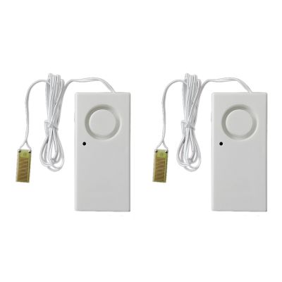 2X Alarm Water Leakage Spot Alarm Detector Independent Water Leak Sensor Detection Flood Alert Overflow Security Alarm