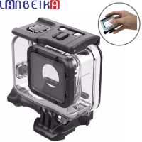 อุปกรณ์เสริมสำหรับกล้องเคสกันน้ำป้องกันกล่องป้องกัน Dive Housing Screen Touch Backdoor สำหรับ Gopro Hero 5 6 7 Black