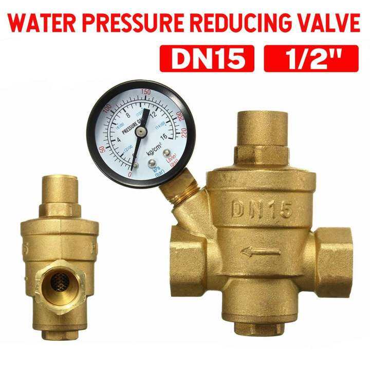 DN15 1/2" Brass Water Pressure Reducing Maintaining Valves Regulator