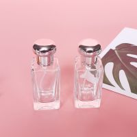 1 Pcs 30ml Portable Clear Glass Refillable Perfume Atomizer Empty Spray Bottle Squeeze Containers Travel Cosmetic Container Travel Size Bottles Contai