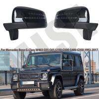 อุปกรณ์เสริมรถยนต์สำหรับ Mercedes Benz G-Class G65 G55 W463 G550 G500 G400 G350 1992-2017ผ้าคลุมกระจกมองหลังประกอบ Lef/ ขวา