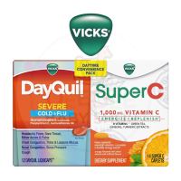 Vicks Super C + DayQuil SEVERE Cold &amp; Flu (26-Count)