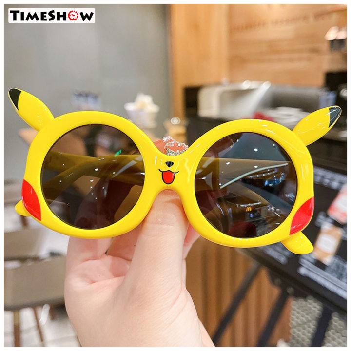 TimeShow Kid's Cartoon Frame Polarized Sunglasses Sun Shade Protection  Decorative Eyewear for Boys Girls Functional Eyeglasses Pokemon Pikachu  Anti-Glare Photograph Props5: | Lazada