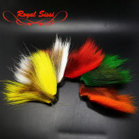 5สี3ชิ้นเซ็ต BUCKTAIL ชิ้นผมเลือกขนาดใหญ่กวาง Bucktail มาตรา Streamersปีกหางบินผูกวัสดุ