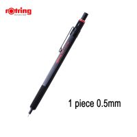 Rotring 500 0.5/0.7Mm ดินสอกดอัตโนมัติที่ยึดปากกาพลาสติกด้ามจับโลหะ1ชิ้น