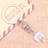 20pcs New Fashion Keychain 20x15mm Basketball Basket Pendants Men Jewelry Car Chain Holder Souvenir