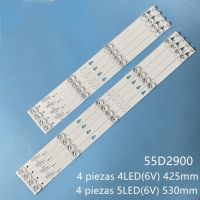 Kit 8pcs LED Backlight Bar for THOMSON 55 TV 55UD6216 55UD6236 55UD6206 55UD6206W