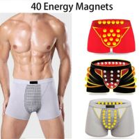 Men Breathable Milk Silk Underwear Boxer Brief Shorts Bulge Pouch Male  Magnetic Therapy Physiological Health Underpant