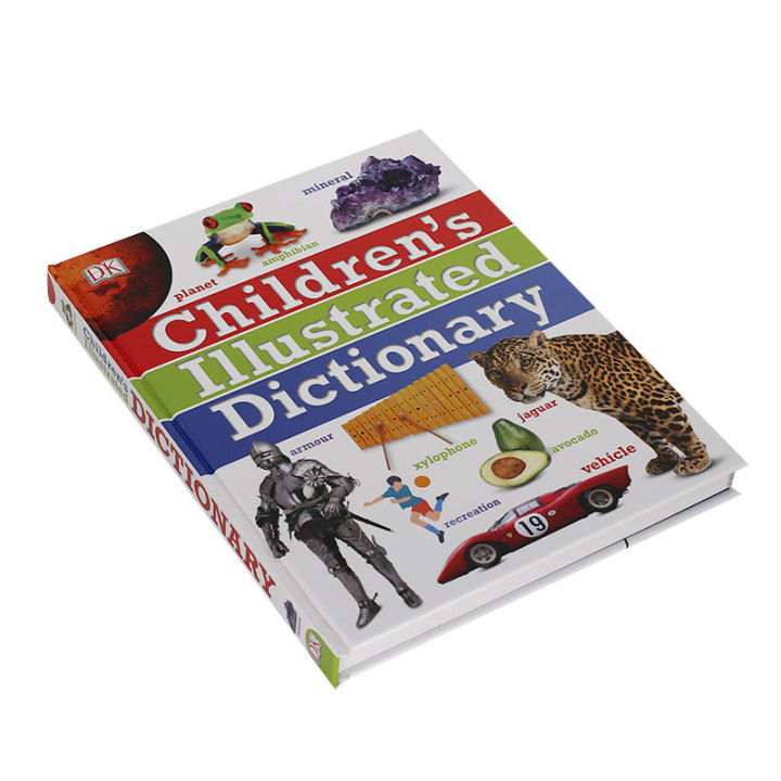 dkเด็กภาพประกอบ-la-babเด็กเดิมภาพประกอบ-laสีbab-พจนานุกรมภาษาอังกฤษหนังสือเปิดขนาดใหญ่ปกแข็งเด็กเรียนภาษาอังกฤษขั้นสูง
