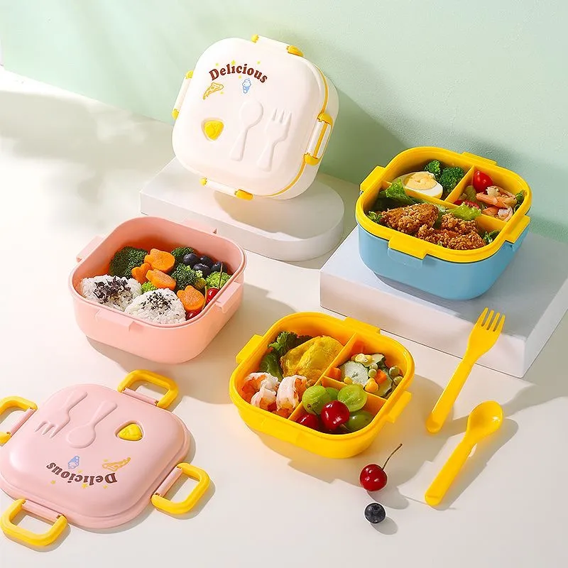 Children's Cartoon Lunch Box, Primary School Double Layer Bento