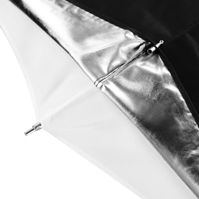Godox 33" 84cm Translucent Black White Umbrella Double Layers Reflective for Studio Flash Strobe Lighting
