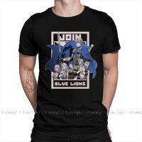 Fashion Fire Emblem Men Clothing Join Blue Lions T-Shirt Summer O Neck Shirt Short Sleeve Plus Size