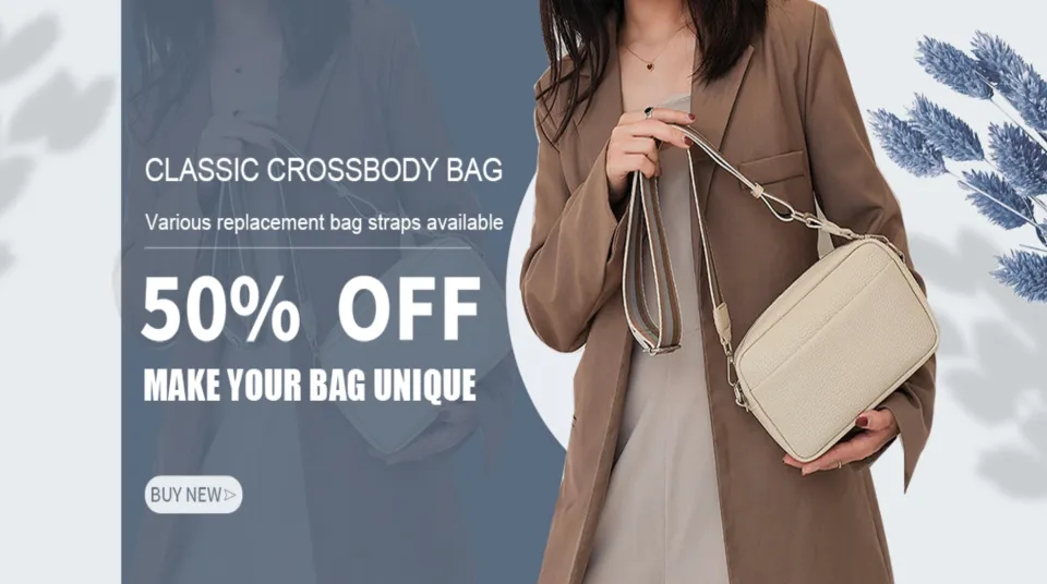 WUTA Genuine Leather Bag Strap Crossbody Conversion Kit for LV