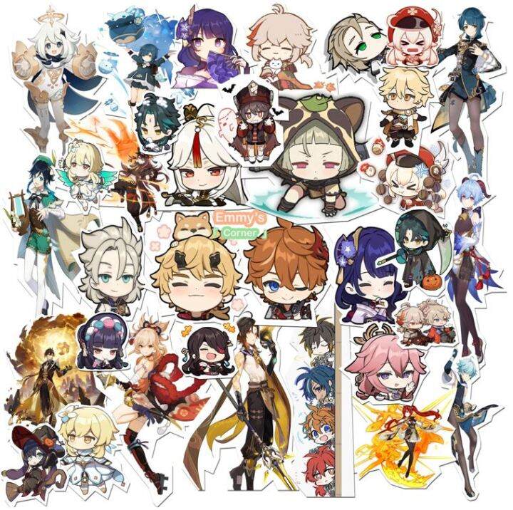 Genshin Impact Stickers 50pcs | Lazada PH