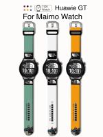 พร้อมส่ง จากไทย สาย GT , Maimo สายนาฬิาซิลิโคน แบบเข็มขัด ใช้ได้กับ Huawie GT 2 GT3 Maimo Watch Smasunf Gear Active 2 3 4 5 Amazfit DT88 DT89 DT98 DT95 DT96 L13 K50 ขนาด 20mm 22mm