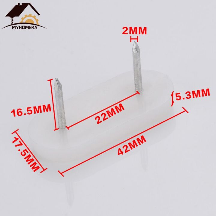 myhomera-แผ่นรองขาเก้าอี้เฟอร์นิเจอร์แผ่นคู่4ชิ้นแผ่นรองขาโต๊ะฐานฟุตตัวป้องกันพื้นทำจากไนลอนเพิ่มความสูงกันลื่น17ขนาด