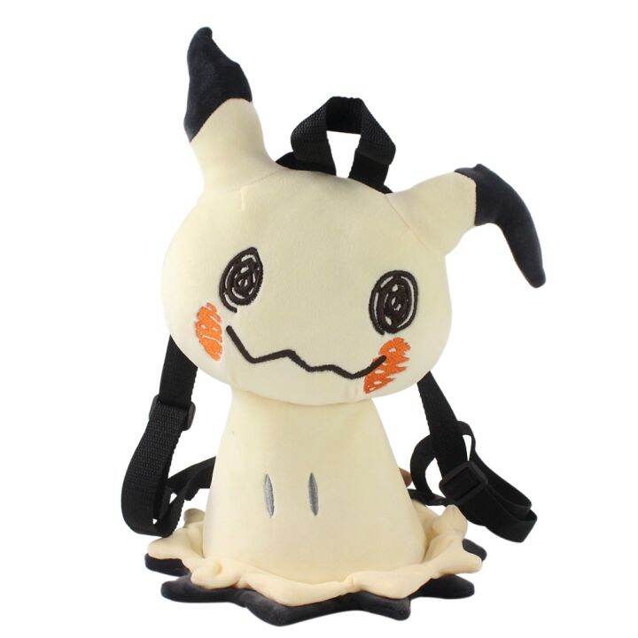 kawaii-pokemon-backpack-plush-suffed-toy-eevee-mew-snorlax-mimikyu-pikachu-bag-soft-schoolbag-kid-gift-doll