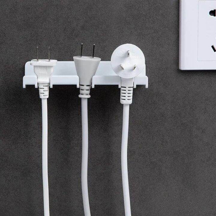 paste-type-punch-free-plug-hook-toothbrushrack-mobile-phone-charging-bracket-bathroom-toilet-strong-sticky-hook-bathroom-counter-storage