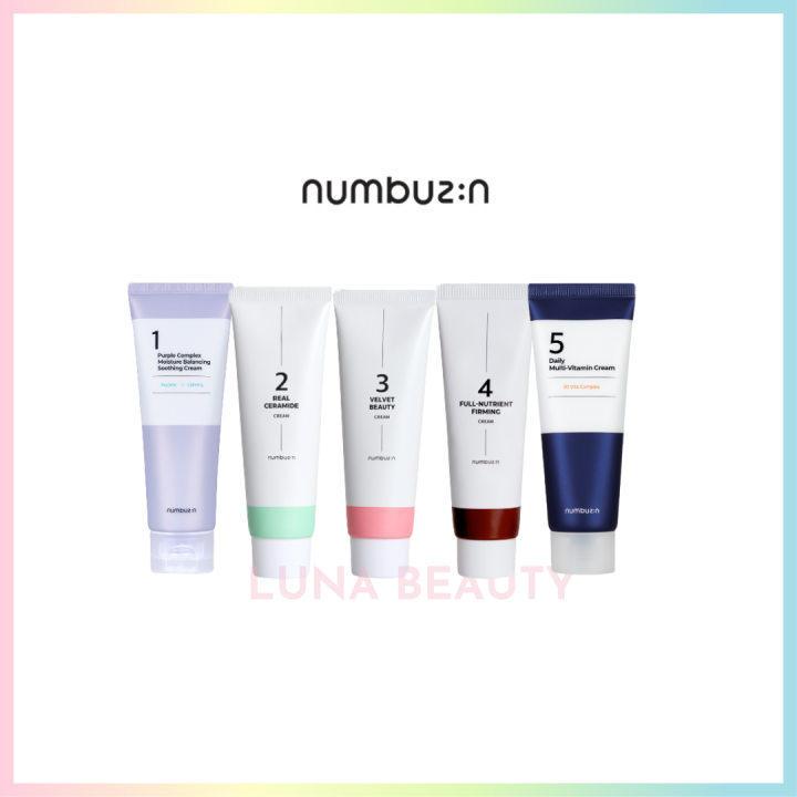 [Numbuzin] No.1 - No.5 cream 50ml/60ml/100ml - 5 types | Lazada