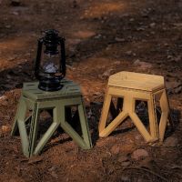 Folding Fishing Chair Camping Stool Portable Kids Stool High Load-bearing PP Plastic Stool Beach Chair Outdoor Supplies