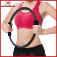 [Arrive 1-3 Days] Pilates Workout Training Stretch Ring Fitness Exercise Yoga Circle (Black)