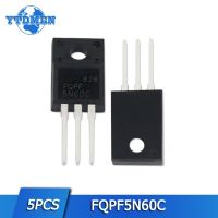 ชุดทรานซิสเตอร์ FQPF5N60C 5 ชิ้น TO220F 5N60C 5N60 600V 4.5A MOSFET N-Channel Transistors TO-220F ส่วนประกอบอิเล็กทรอนิกส์